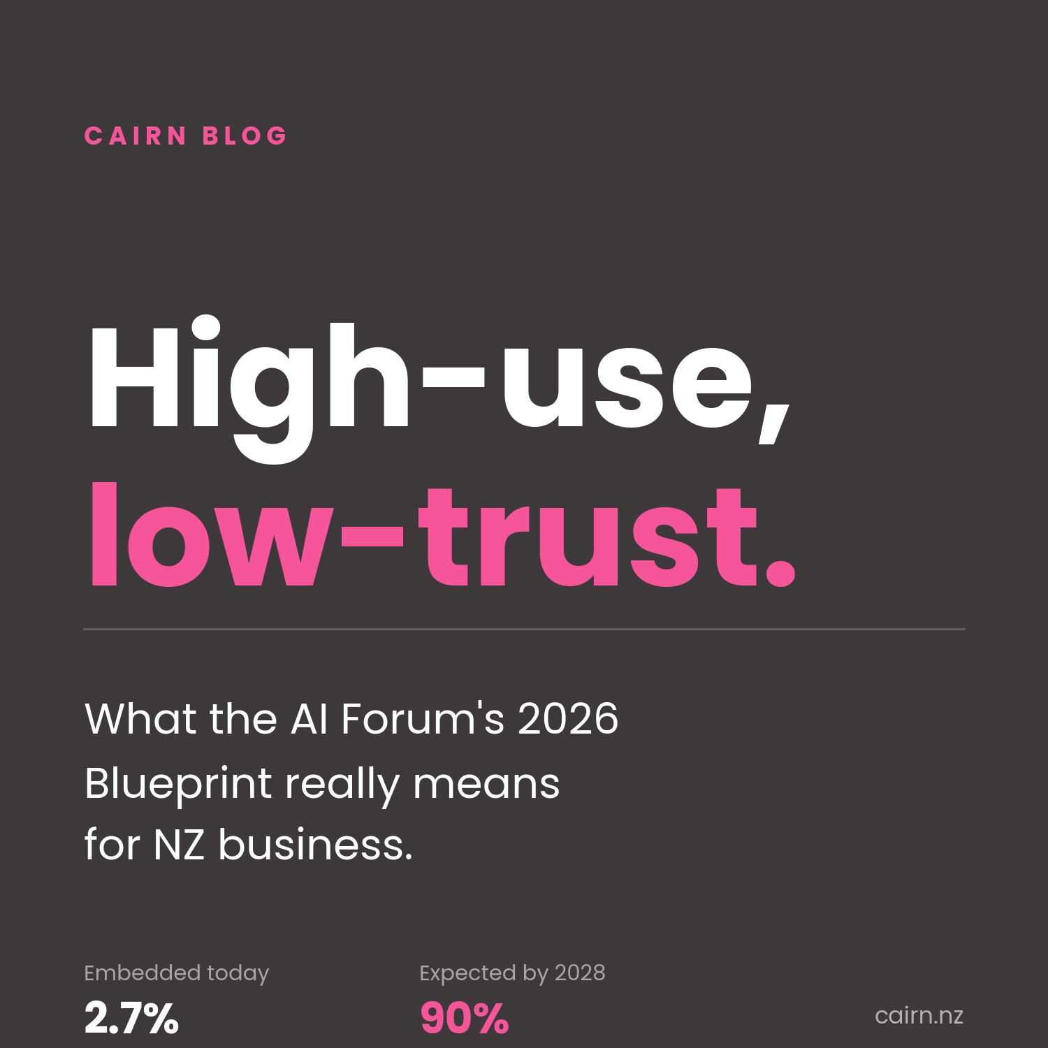 High-use, low-trust: what the new AI Blueprint really means for New Zealand business